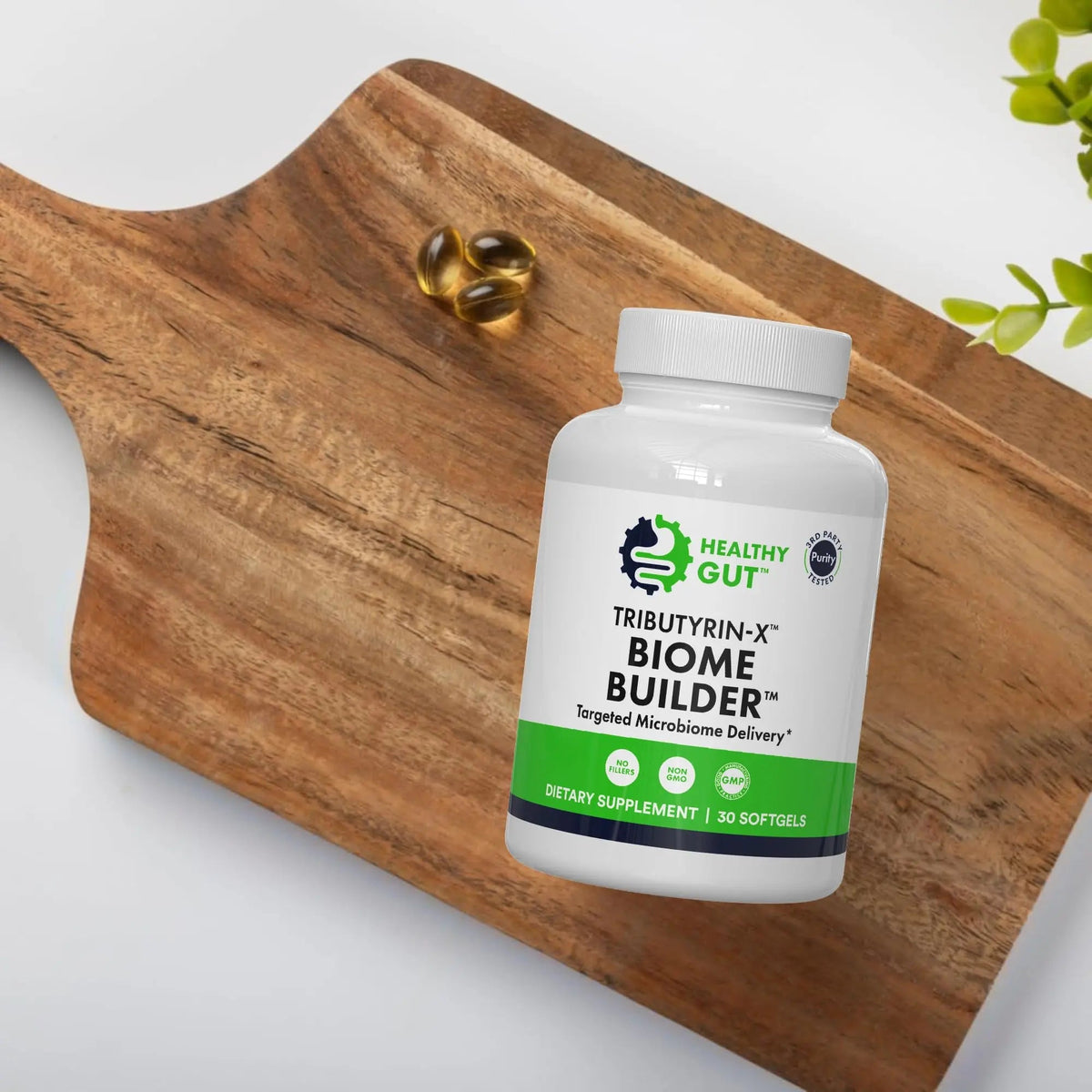 Healthy Gut Tributyrin-X | Most Bioavailable Butyrate Postbiotic for Gut Health & Leaky Gut Support | 99% Pure w/Zero Odor | 30 Softgels Healthy GutBuy Supplements Australia