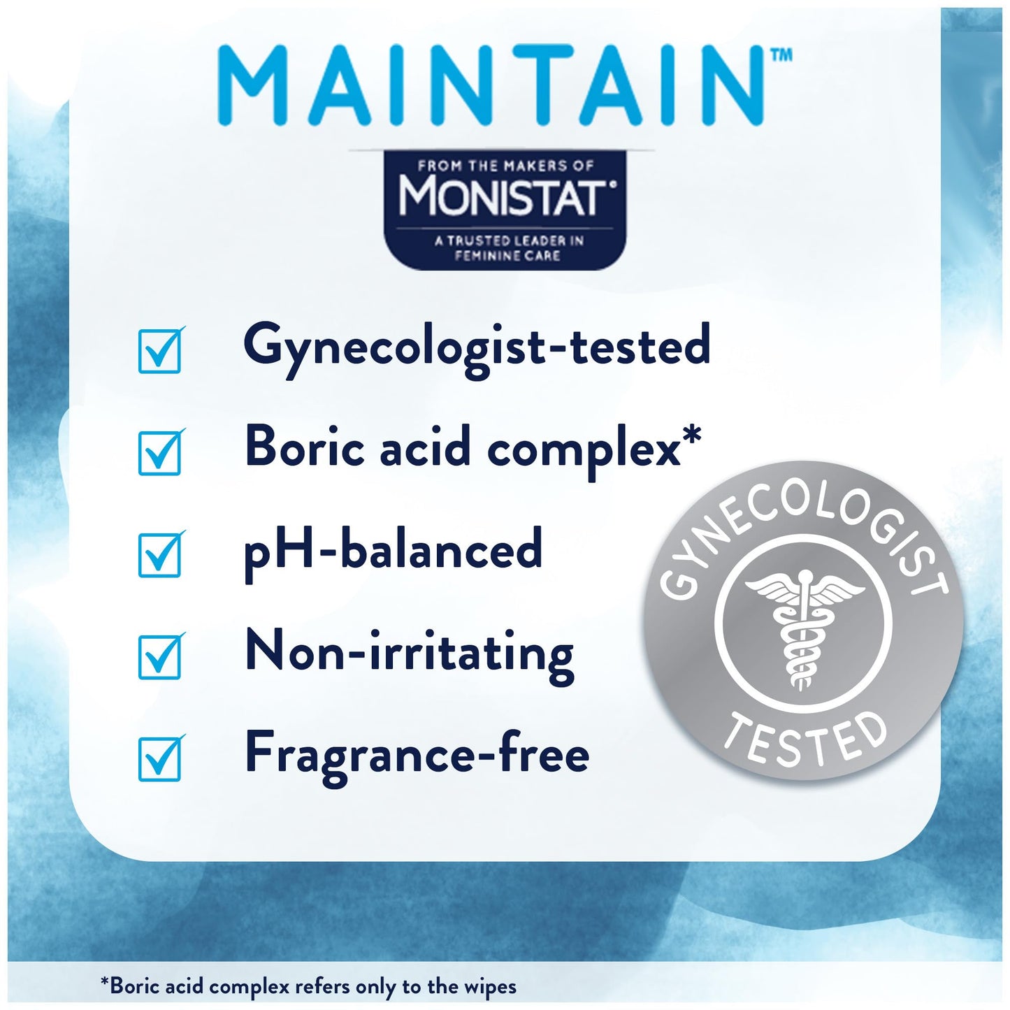 Monistat Maintain Boric Acid Odor Control Kit, 10 Feminine Wipes & 10 Boric Acid Suppositories for Women, Fragrance-Free and Non-Irritating pH Balanced Formulas to Control Vaginal Odor MonistatBuy Supplements Australia