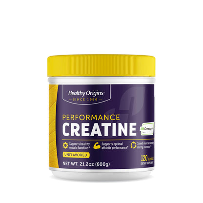 Healthy Origins® Performance Creatine with Creapure®, Unflavored Micronized Powder, Supports Muscle Function, Energy & Recovery, 21.2oz (600g), 120 Servings Healthy OriginsBuy Supplements Australia