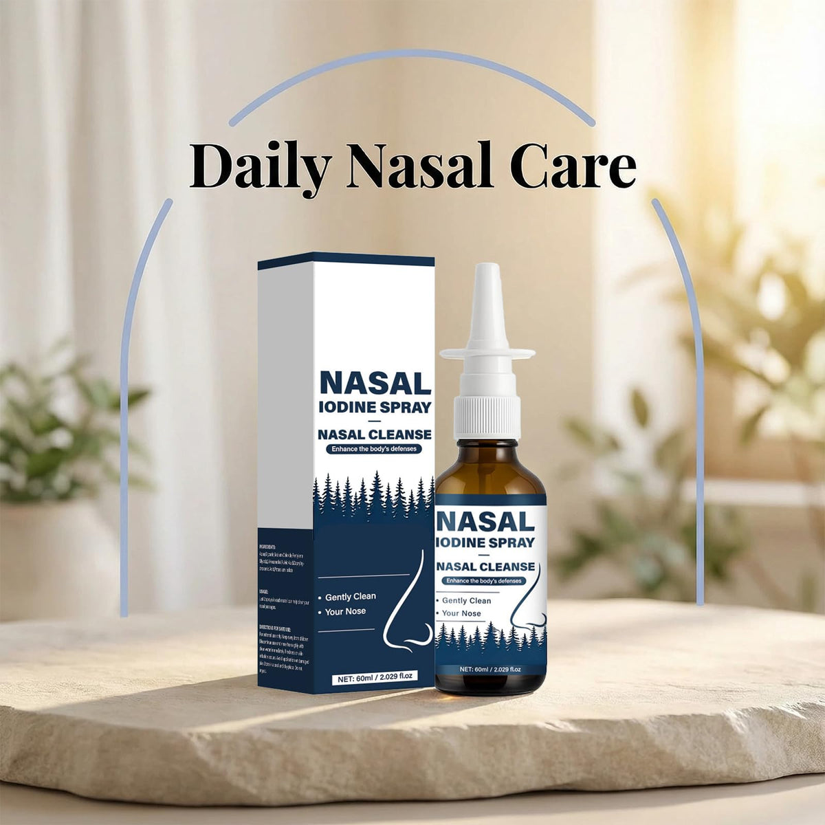 VIPUDA Nutramd Iodine Nasal Spray, Cleanses & Refreshes Your Nasal Passages, Iodine & Fulvic Acid Blend, 100% Natural Mineral Formula – 60 ml/2.029 fl.oz (1pc) VIPUDABuy Supplements Australia