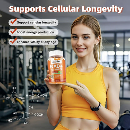 NAD+ Gummies NAD Resveratrol Supplement : NAD Supplements for Women Aging Defense Absorption Than Nicotinamide Riboside Boost Vitamin B3 D3 Sodium Zinc Support Cellular Health Energy and DNA Repair HEALOADINGBuy Supplements Australia