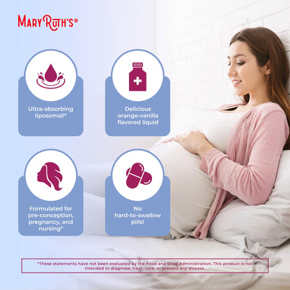 MaryRuth Organics Prenatal & Postnatal Multivitamin for Women | Sugar Free | Formulated for Pre-Conception, Pregnancy & Nursing | Prenatal Vitamins | Vegan | Non-GMO | Gluten Free | 30 Servings MARYRUTH'SBuy Supplements Australia