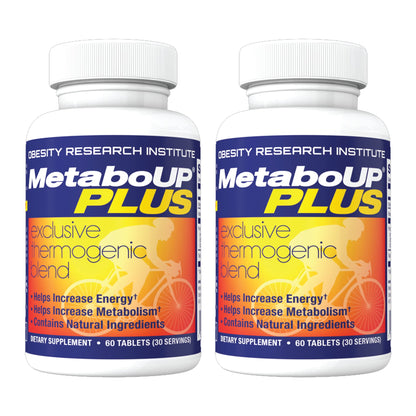 Lipozene MetaboUP Plus - 2 60 Ct Bottles - Thermogenic Weight Loss - Energy Booster Pills