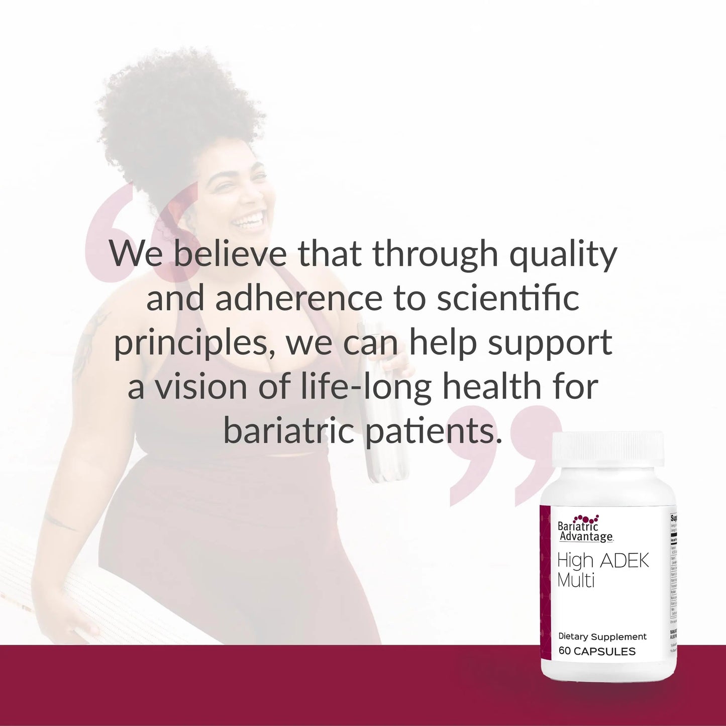 Bariatric Advantage High ADEK Multi - for Bariatric Surgery Patients - Multivitamin with Vitamins A, D, E, K & Trace Minerals Bariatric AdvantageBuy Supplements Australia