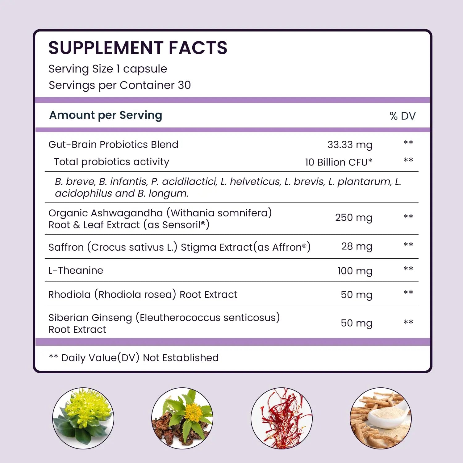UpNourish Organic Ashwagandha Saffron Supplements with Probiotics - Stress Relief, Mood Enhancer, Calm Happy Pills Support Fatigue Focus Clarity with L-Theanine, Rhodiola, 30 Vegan Capsules UpNourish buy supplements Au