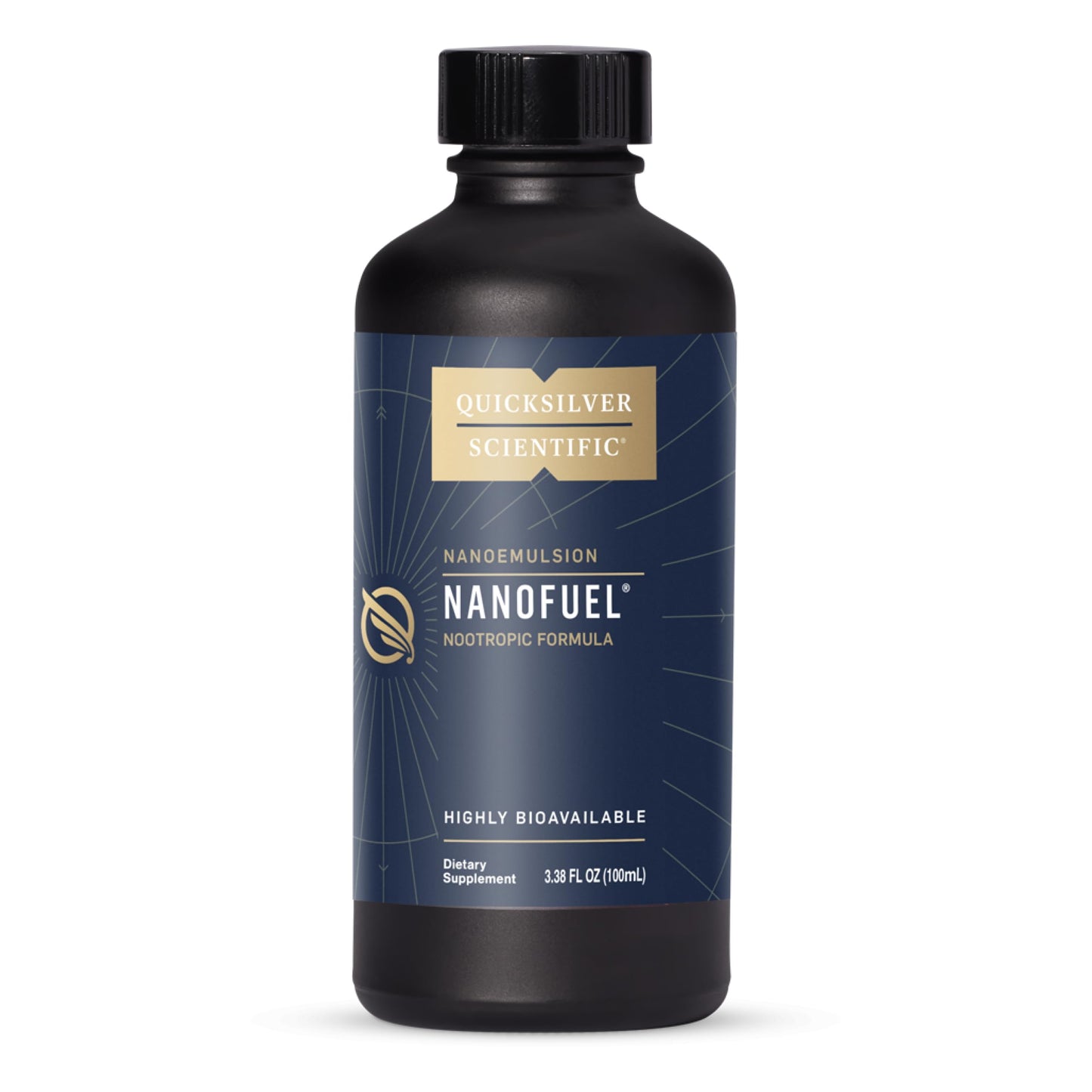 Quicksilver Scientific NanoFuel - Energy Support - Nootropic Formula Designed to Support Focus + Productivity (3.38oz / 100ml) Quicksilver ScientificBuy Supplements Australia