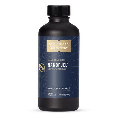 Quicksilver Scientific NanoFuel - Energy Support - Nootropic Formula Designed to Support Focus + Productivity (3.38oz / 100ml) Quicksilver ScientificBuy Supplements Australia