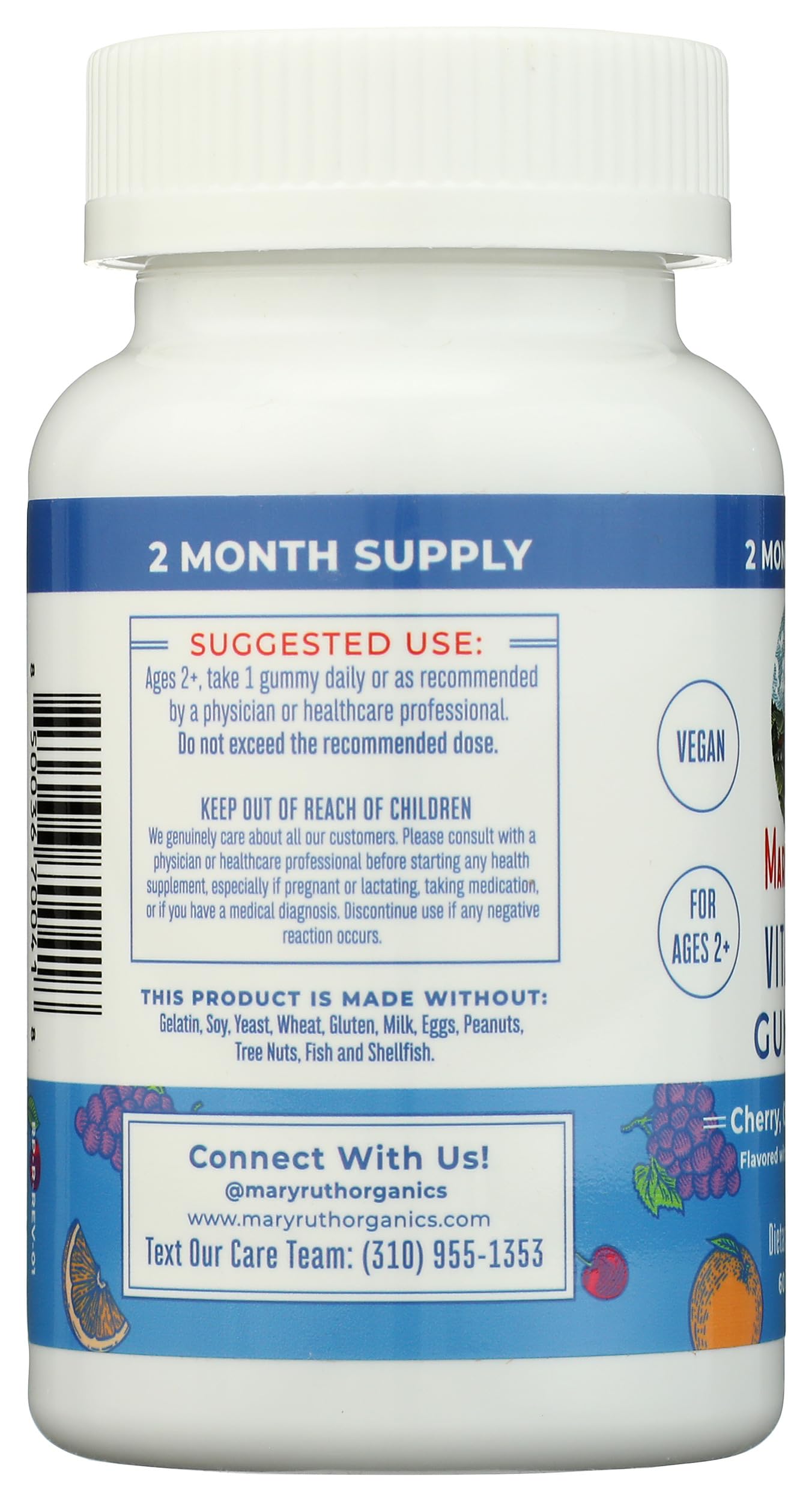 MaryRuth Organics Vitamin C Gummies | Supplement for Immune Support & Overall Health | Immune Support Supplement | Vitamin C for Adults & Kids | Vegan | Non-GMO | 60 Servings MARYRUTH'SBuy Supplements Australia