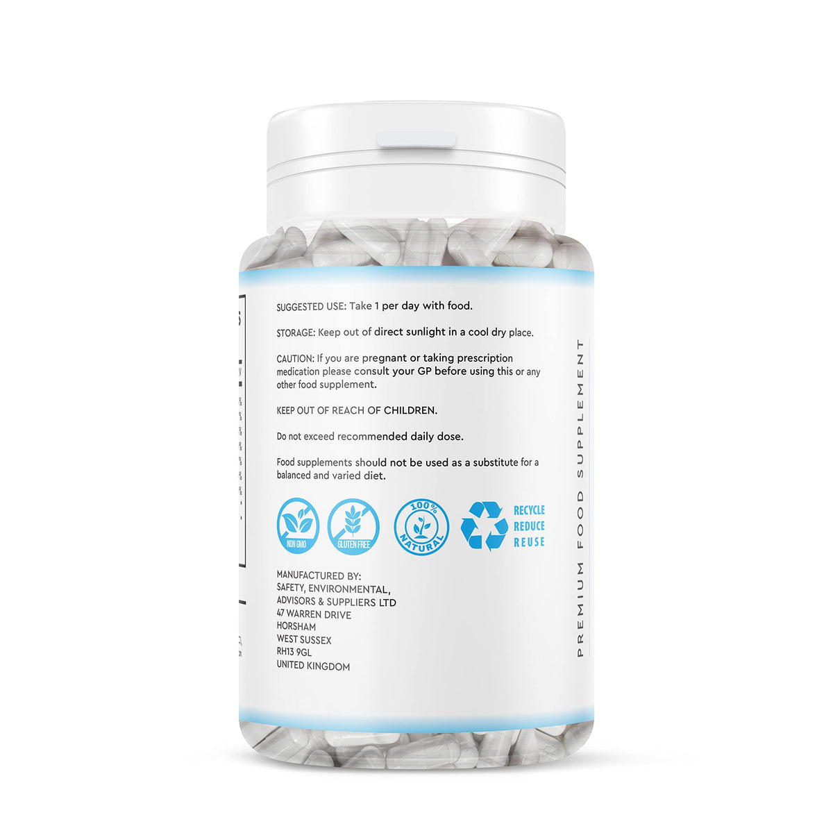 Marine Collagen Peptide Tablets 1200MG - 6 Month Supply - 180 High Strength Collagen Tablets My StoreBuy Supplements Australia