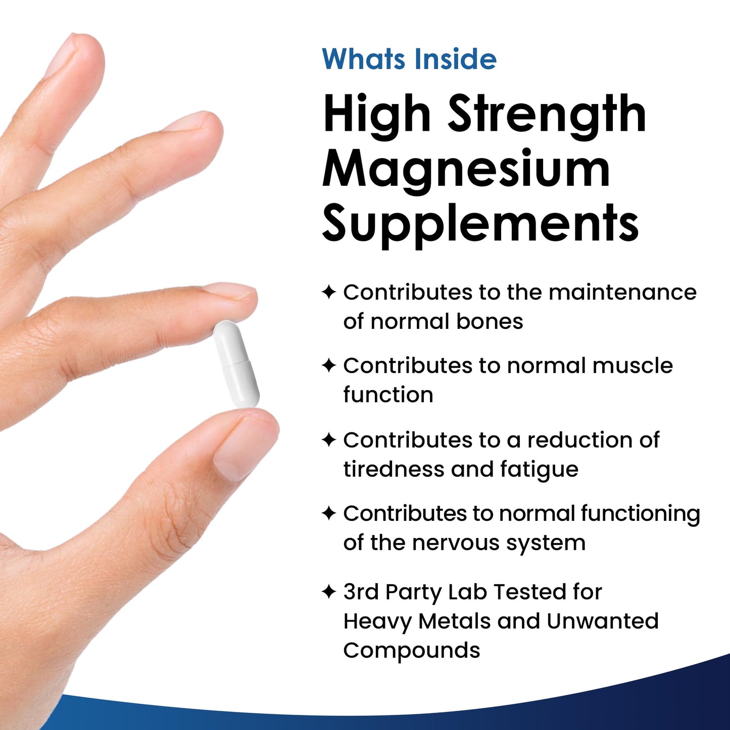 Magnesium Supplements 1620mg - Super Strength - Magnesium Citrate Capsules NEW LEAF PRODUCTSBuy Supplements Australia