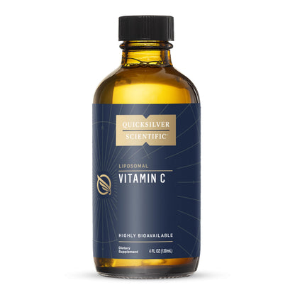Quicksilver Scientific Liposomal Vitamin C - 1000mg Buffered Liquid Vitamin C Supplement - Immune + Antioxidant Support - Liposomes for Superior Absorption - Vegan + Non-GMO (4oz / 120ml) Quicksilver ScientificBuy Supplements Australia