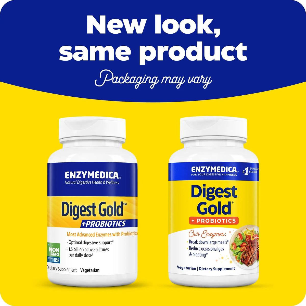 Enzymedica Digest Gold + Probiotics, 2-in-1 Digestive Enzymes & Probiotic Support, Promotes Gut Health with 1 Billion Active Cultures, 180 Capsules Enzymedica buy supplements Au