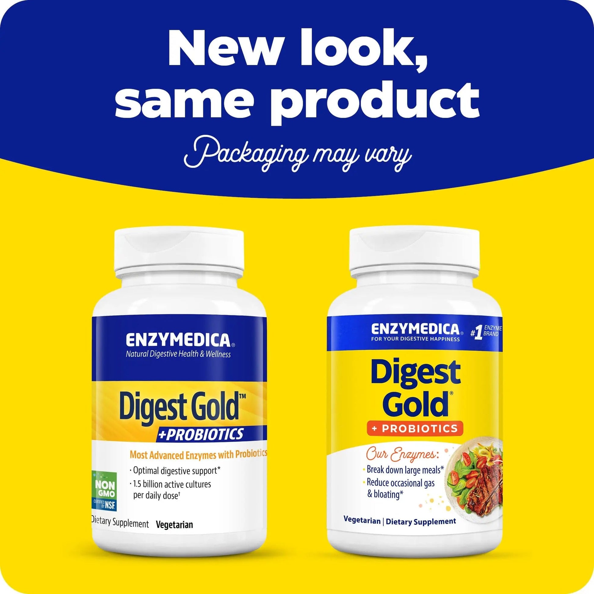 Enzymedica Digest Gold + Probiotics, 2-in-1 Digestive Enzymes & Probiotic Support, Promotes Gut Health with 1 Billion Active Cultures, 180 Capsules Enzymedica buy supplements Au