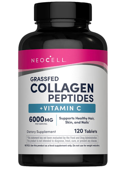 NeoCell Super Collagen with Vitamin C, 120ct Collagen Pills, Non-GMO, Grass Fed, Paleo Friendly, Gluten Free, Collagen Peptides Types 1 & 3 for Hair, Skin, Nails and Joints NeoCell buy supplements Au