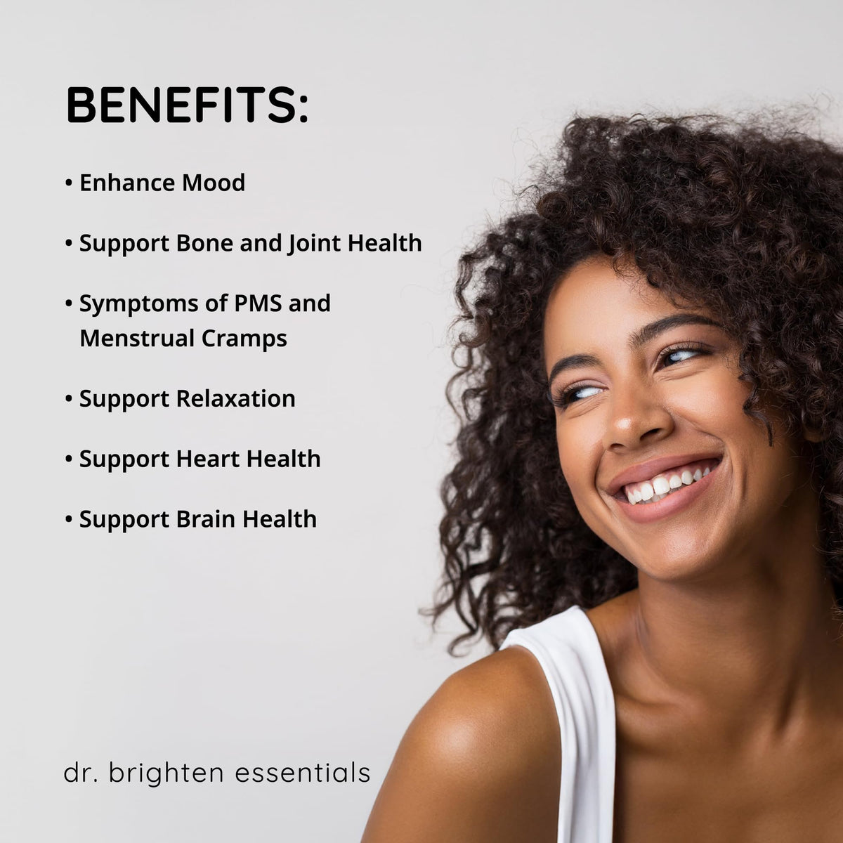 Dr. Brighten Magnesium Plus (as Magnesium Bi-glyncinate) - Beneficial in Maintaining a Healthy Mood, Sleep, Hormone Balance and Reducing Symptoms of PMS and Menstrual Cramps Dr. BrightenBuy Supplements Australia