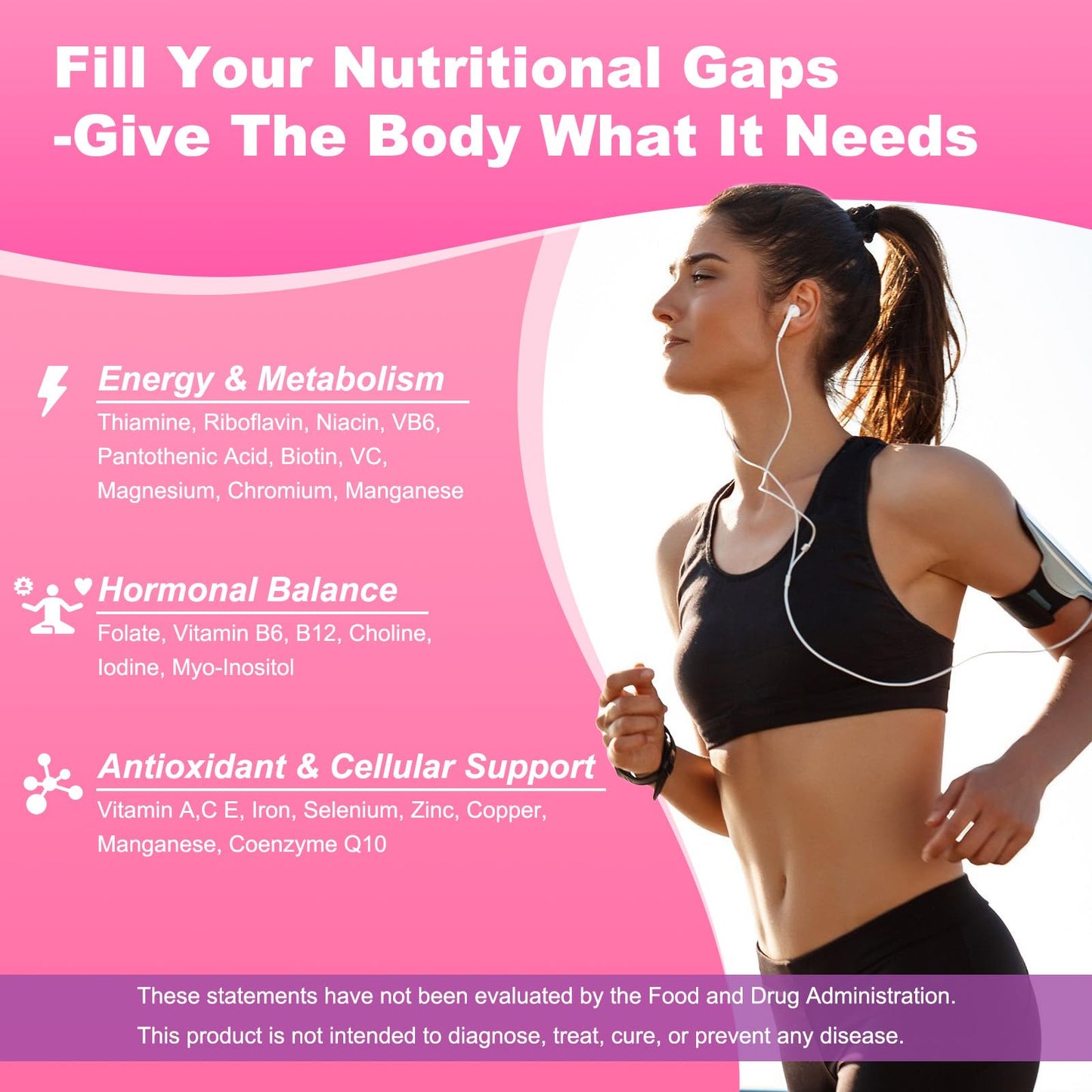 Sijigood 90 Count | Methylated Multivitamin Gummies for Women – Womens Multivitamin Gummies with B Complex, Minerals, CoQ10, Myo-Inositol for Energy, Hormone Balance & Immune Support Sugar Free SijigoodBuy Supplements Australia