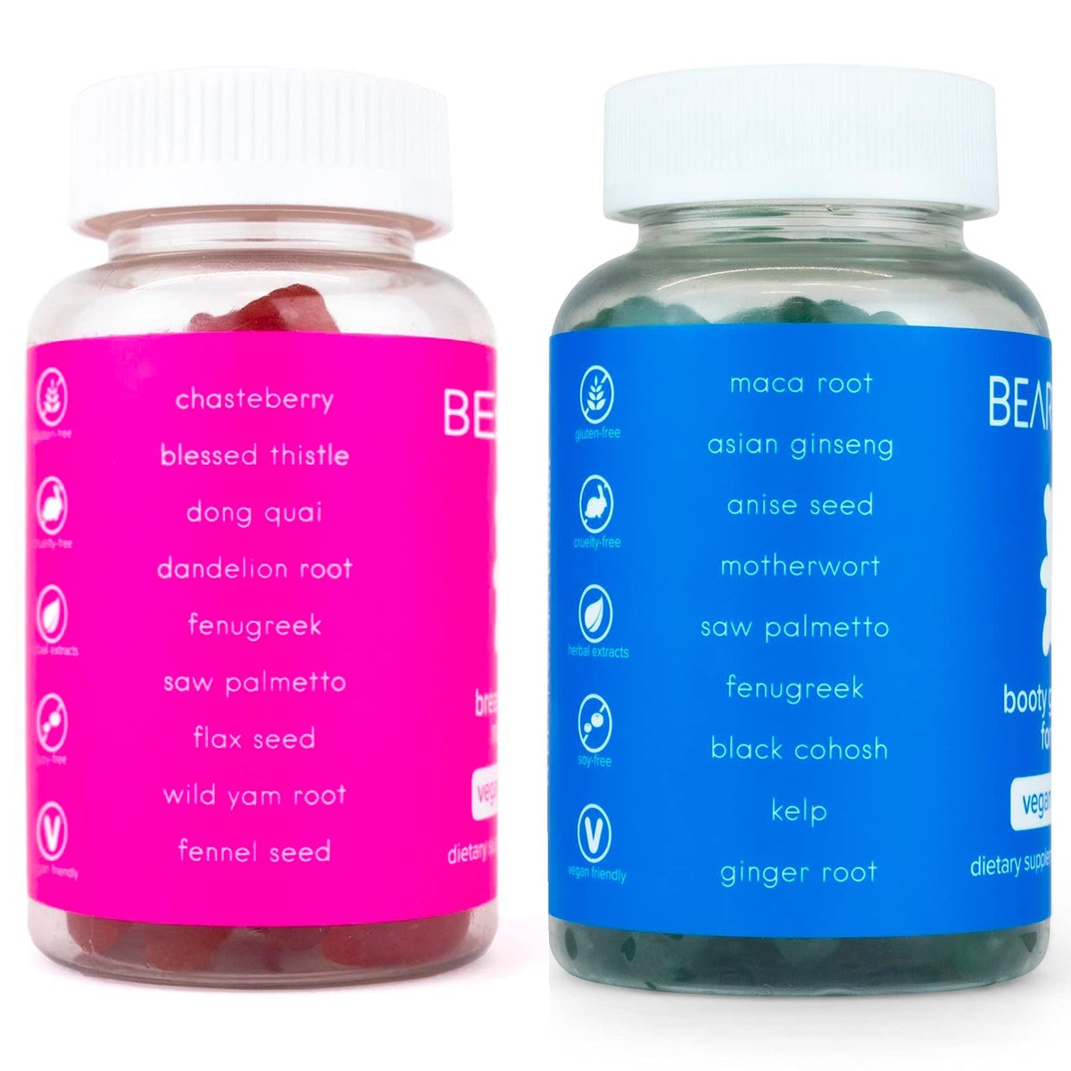 BEARVANA Gummies Combo Pack - Chest and Bum Gummies - Workout Aid - Women’s BEARVANABuy Supplements Australia