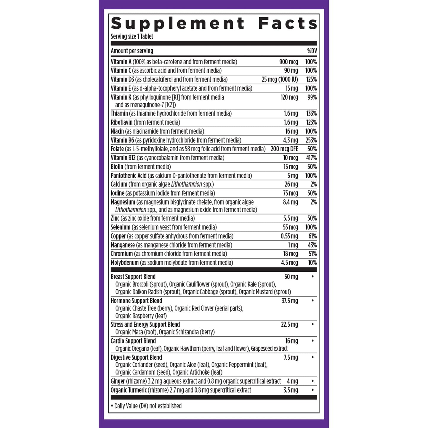 New Chapter Women's Multivitamin 40 Plus for Energy, Healthy Aging + Immune Support with 20+ Nutrients New ChapterBuy Supplements Australia