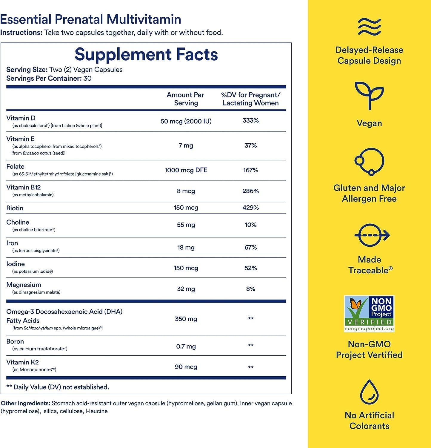 Ritual Prenatal Multivitamin and Gut Duo Supplements with Prenatal Vitamins and Synbiotic+: 3-in-1 Probiotic, Prebiotic, Postbiotic, Supports Pregnancy, and Gut Health, 30 Day Supply RitualBuy Supplements Australia