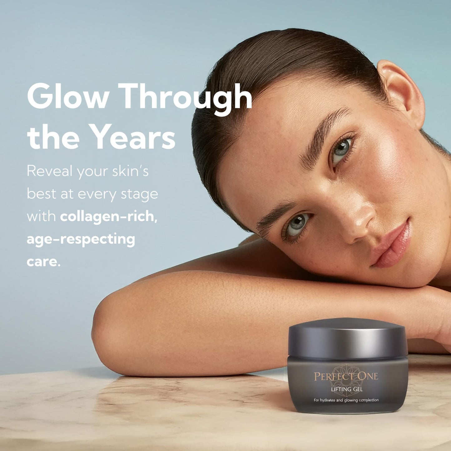 PERFECT ONE Lifting Gel – All-in-One Face Moisturizer & Anti-Aging Serum – With Collagen, Niacinamide, Retinol, VC & Hyaluronic Acid – Firms, Brightens, Hydrates, and Smooths Fine Lines, 50g PERFECT ONE buy supplements Au