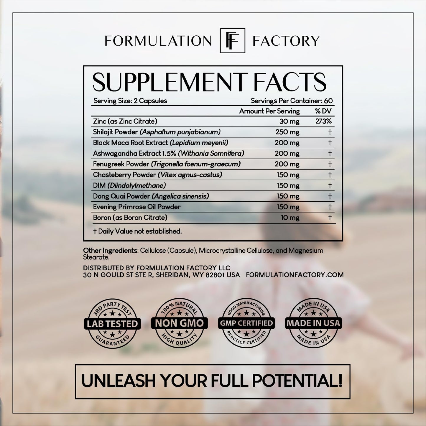 Formulation Factory She's Obsessed: 10-in-1 Hormone Balance Maximizer with Shilajit, Maca, Ashwagandha, DIM, Dong Quai, Zinc & More for Vitality & Balance – 120 Capsules 2 Months Formulation FactoryBuy Supplements Australia