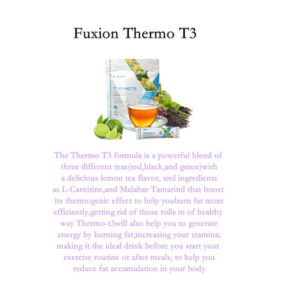 FuXion Thermo T3,Delicious Lemon Tea Flavor(Thermo TT3, 28 Sachets) CHNLMLBuy Supplements Australia
