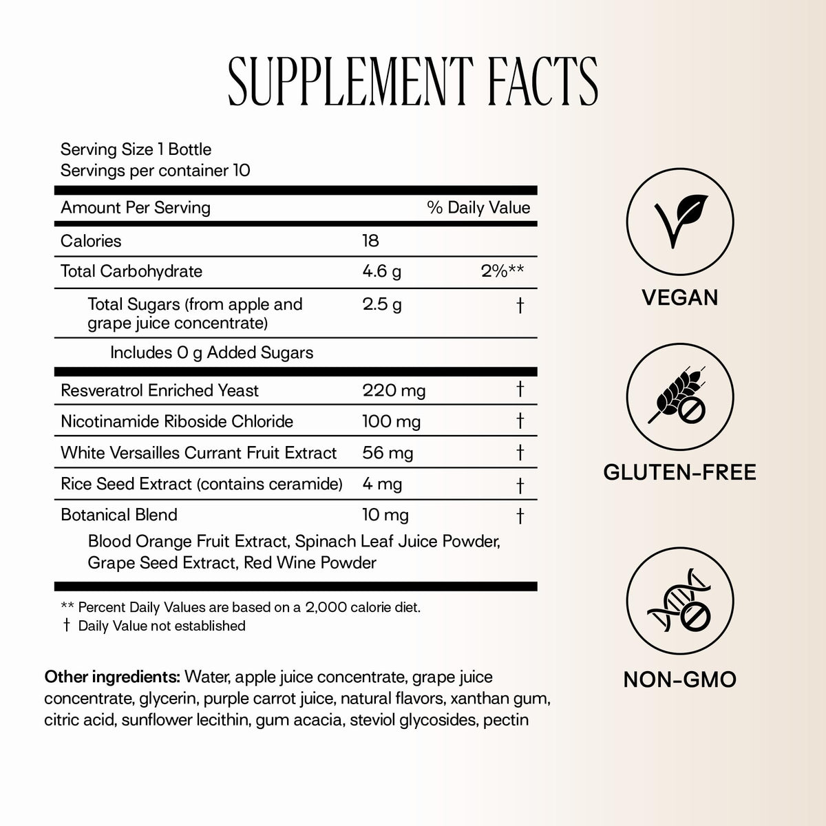 Happy Aging Liquid NAD+ Resveratrol Supplement, NMN Alternative, Liposomal Nicotinamide Riboside & Antioxidants for Energy Support, Brain Health, Firm Skin, Twice Weekly Use, 30 Shots Happy AgingBuy Supplements Australia