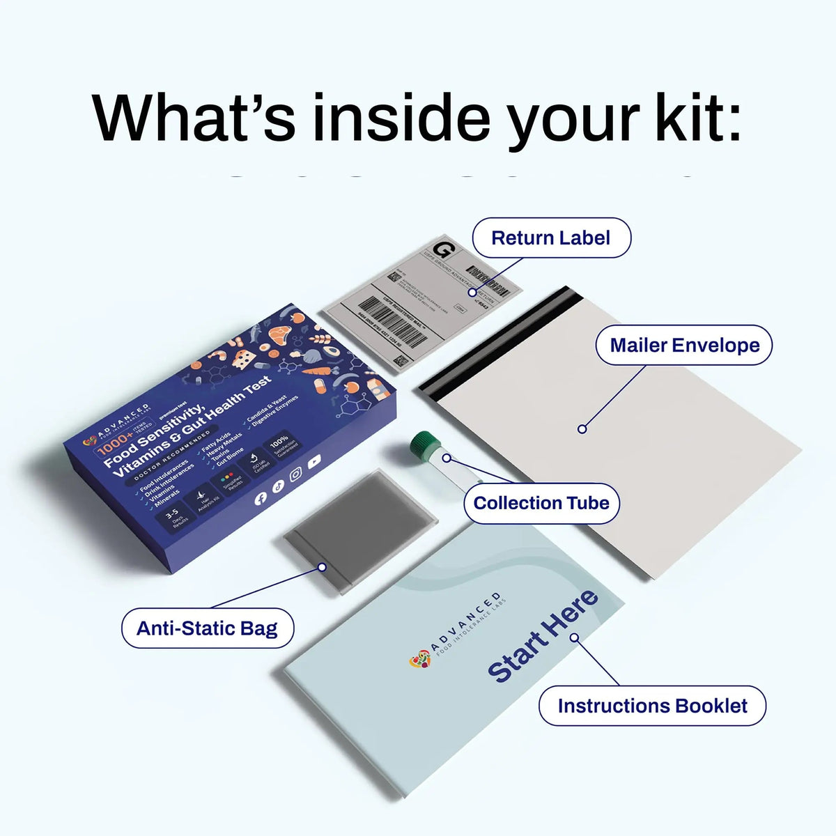 AFIL 1000+ Foods, Drinks, Vitamins, Gut, At-Home Wellness Test Kit, Trusted Hair Analysis for Adults & Kids, At-Home Health Non-Invasive, Gluten, Dairy Health Wellness Indicators Advanced Food Intolerance LabsBuy Supplements Australia