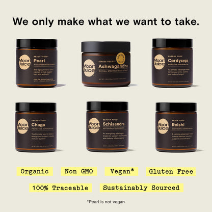Reishi by Moon Juice - Organic Reishi Mushroom Powder Extract (700mg 1,3 and 1,6 Beta-Glucans per Serving) - Supports Mood, Concentration & Healthy Immune System - Vegan, Non-GMO (1.3oz) Moon JuiceBuy Supplements Australia