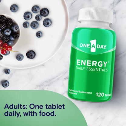 One A Day Energy Daily Essentials Multivitamin, Energy Supplement to Support Mental Alertness and Immune Health ONE A DAYBuy Supplements Australia