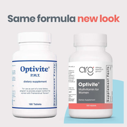 Optimox Optivite - PMS Support Supplement for Women, Period Multivitamin for Hormone Balance with Vitamin B6 & Iron, Hormone Support Vitamin - 180 Tablets OptimoxBuy Supplements Australia