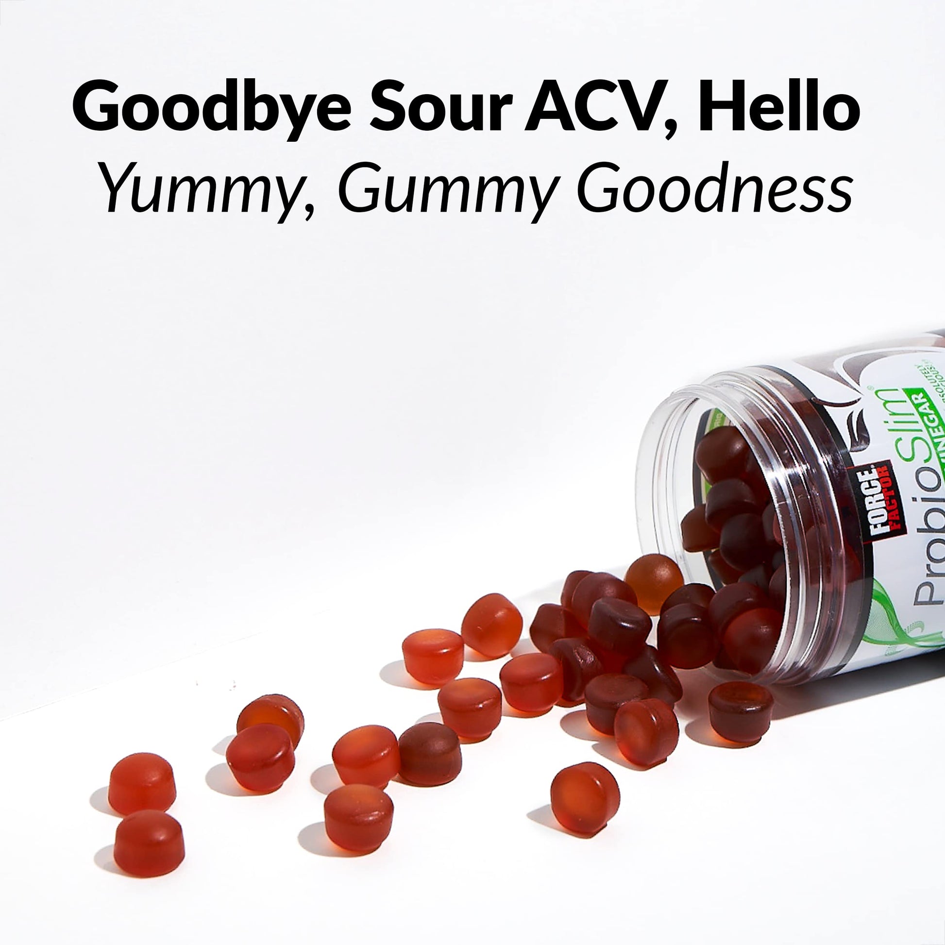 Force Factor ProbioSlim Apple Cider Vinegar Gummies with Organic LactoSpore Probiotics Force FactorBuy Supplements Australia