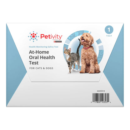 Petivity At-Home Oral Health Test for Cats & Dogs — 10-Second Dental Check Kit by Purina — Simple Saliva Swab to Detect Bad Breath & Gum Issues - (Pack of 1) petivityBuy Supplements Australia