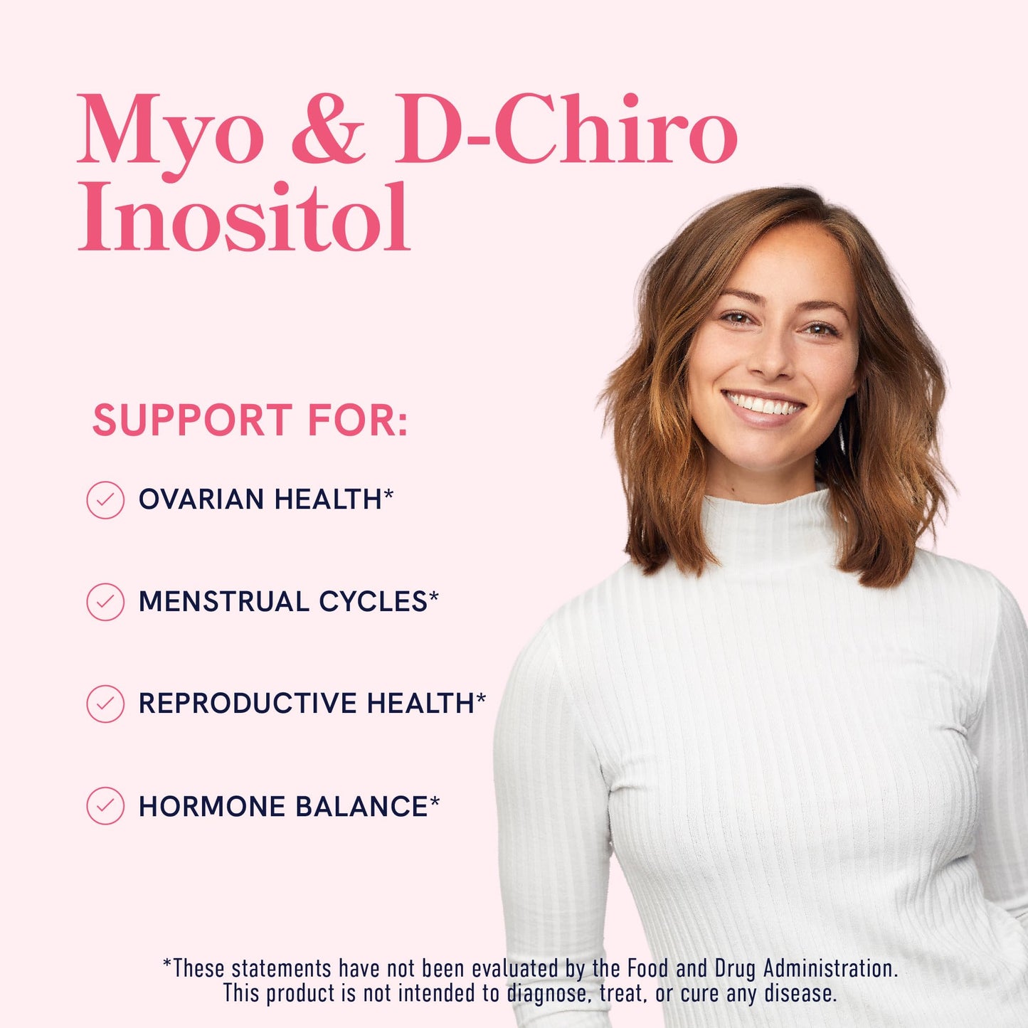 Myo-Inositol & D-Chiro Inositol for Hormone Balance for Women | Microbeadlets to Regulate Menstrual Cycle & Support Ovarian Health | 40:1 Ratio Myo & D Chiro | Non-GMO | 120 Ct (1 Month Supply) SMNutritionBuy Supplements Australia