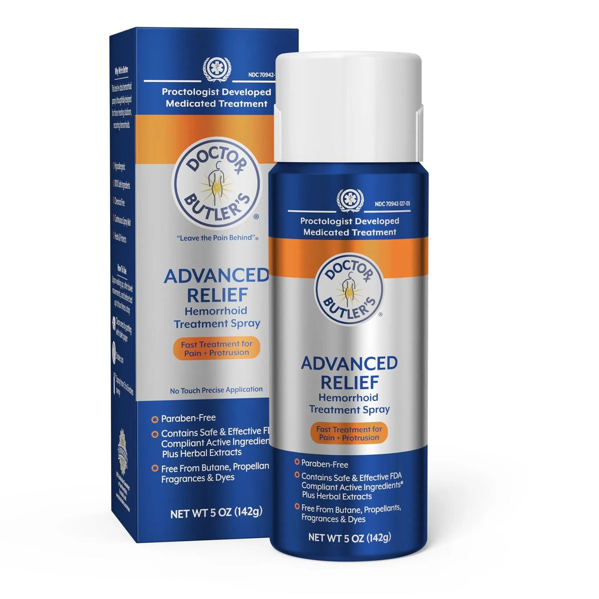 Doctor Butler's Advanced Relief Hemorrhoid Spray – Advanced Relief Hemorrhoid Treatment Spray with Witch Hazel to Help with Sensitive Skin, Itch Relief, and Swelling Relief* (5oz) Doctor Butler'sBuy Supplements Australia