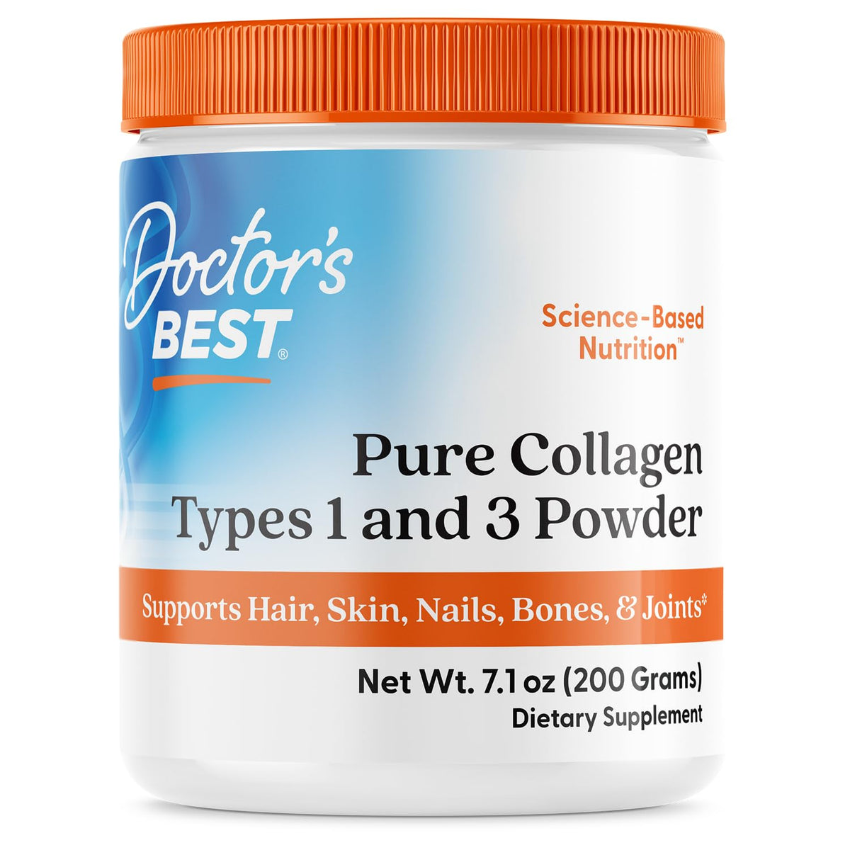 Doctor's Best Pure Collagen Types 1 & 3, Promotes Healthy Skin Hair & Nails – Bone & Joint Support, 7.1 Ounce (Pack of 1) Doctor's BESTBuy Supplements Australia