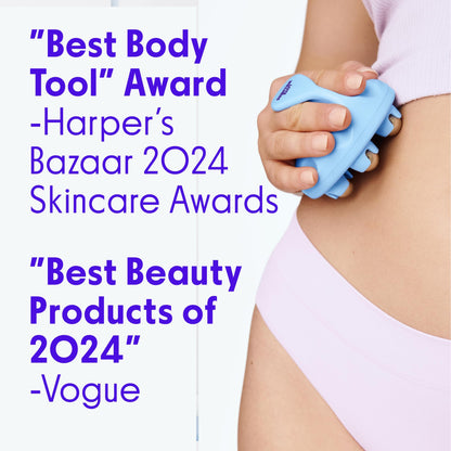 Love Wellness Bye Bye Bloat Lymphatic Massage Roller | Handheld Massager and Body Sculpting Tool | Supports Lymphatic Drainage, Bloating Relief, Skin Hydration & Boost Circulation | 1 Count Love WellnessBuy Supplements Australia