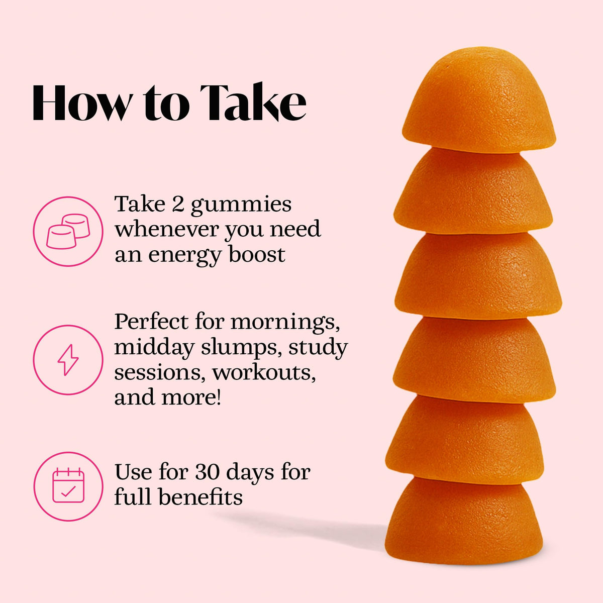 Winged Wellness Rise Up, Energy & Focus Gummies for Women - Daily Brain Boost Gummy Supplement with Natural Caffeine, Ashwagandha, B12, Nootropics Alpha-GPC & Lion’s Mane - Pineapple, 60 Gummies Winged WellnessBuy Supplements Australia
