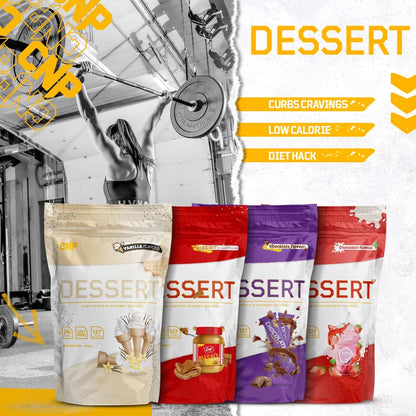 CNP Professional High Protein Dessert Mix, 25g of Dual Release Protein with Micellar Casein CNP ProfessionalBuy Supplements Australia