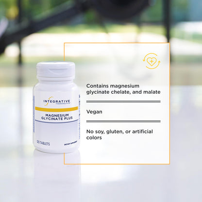 Integrative Therapeutics Magnesium Glycinate Plus - Brain Function Support Supplement for Adults* - Supports Heart and Muscular Function* - Dairy-Free & Gluten-Free - 120 Count (60 Servings) Integrative TherapeuticsBuy Supplements Australia