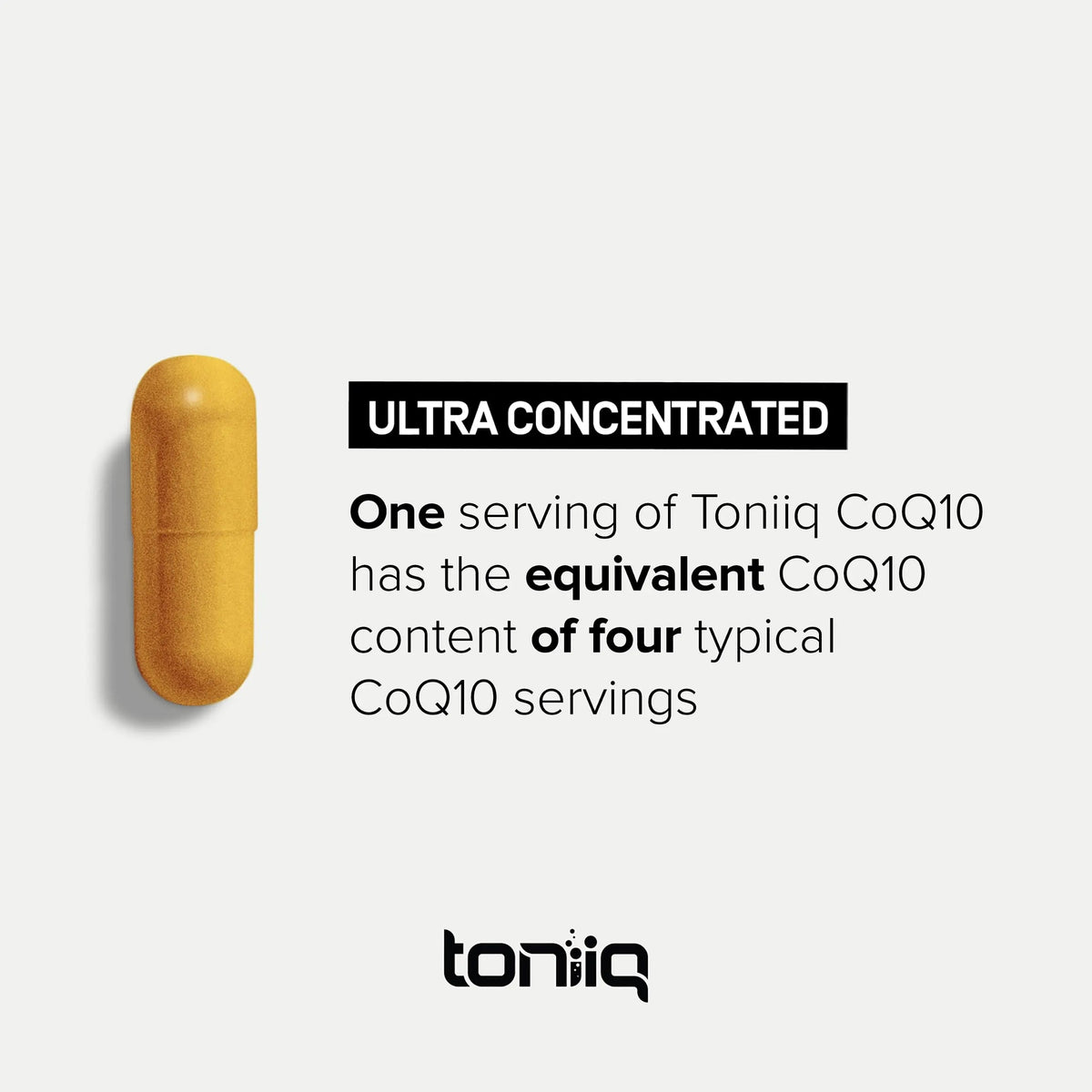 Toniiq CoQ10 400mg Extra Strength - Ultra High Purity - Liposomal for Superior Absorption - 98% Purified - Third-Party Tested, 120 Veggie Capsules Toniiq buy supplements Au