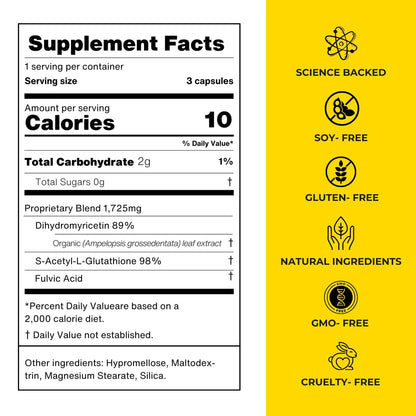 Hangovr 180 Tri-Power Before Drinking Defense 8 Pack - Support Liver & Brain Health, Feel Fresher & Better Energy - - Take Before Drinking for Relief, 3 Capsules per Pouch HANGOVR-180Buy Supplements Australia