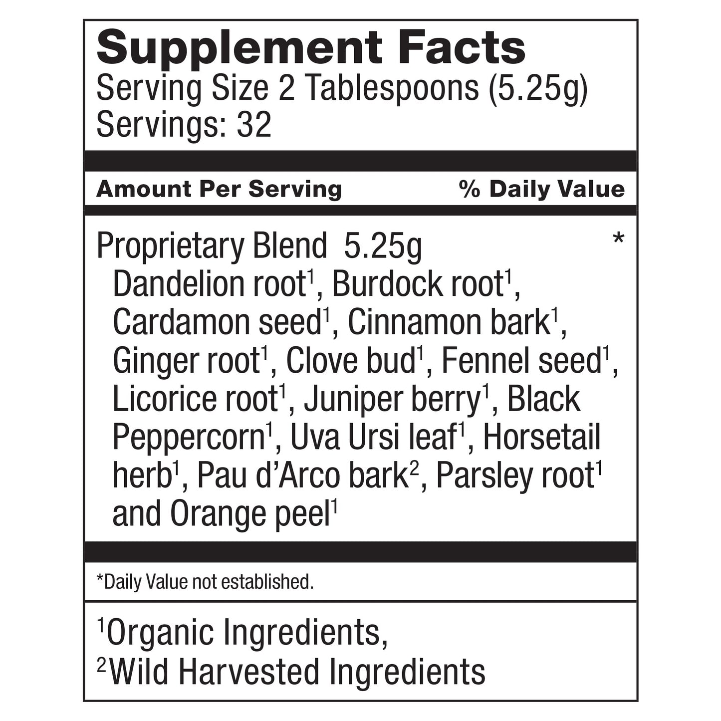 Dr. Schulze's | Detox Tea | All Purpose Herbal Tonic | Powerful Digestive Stimulant Dr. Schulze'sBuy Supplements Australia