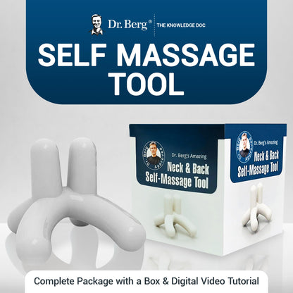 Dr. Berg’s Self-Massage Tool, Best for Back Pain Relief, Handheld Neck and Lower Back Dr. Berg NutritionalsBuy Supplements Australia