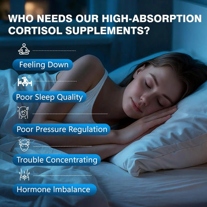 Bvlaue Cortisol Supplements for Women & Men - 15-in-1 Cortisol Reducer Manager Lower w/Ashwagandha,Magnesium,L-Theanine/Saffron Vitamin B6 & B12,60 Vegan CT for Stress Relief Sleep,Mood,Non-GMO BvlaueBuy Supplements Australia