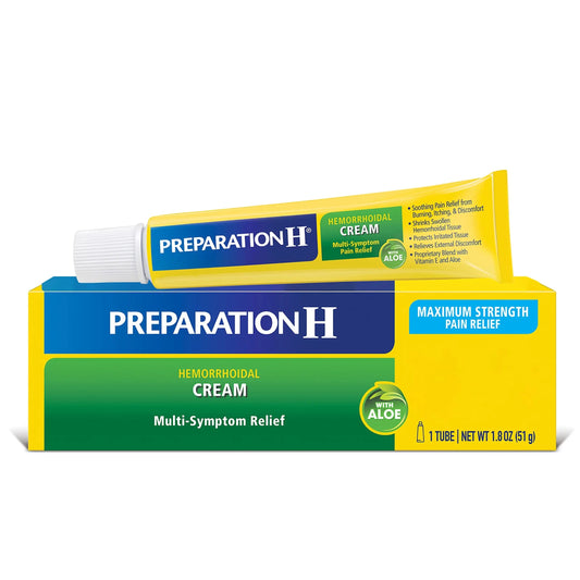 Preparation H Hemorrhoid Cream with Aloe for Multi-Symptom Relief - 1.8 Oz Tube Preparation HBuy Supplements Australia