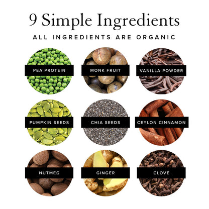 Truvani Organic Vegan Protein Powder Pumpkin Spice - 20g of Plant Based Protein TruvaniBuy Supplements Australia