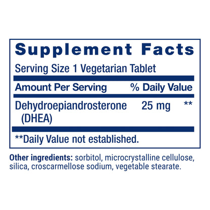 Life Extension DHEA 25 mg – Hormone Balance Supplement, Memory, Muscle Health, Bone Health, Men’s Health, Women’s Health, Gluten-Free, Non-GMO, Vegetarian, 100 Dissolve-in-Mouth Tablets Life ExtensionBuy Supplements Australia
