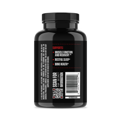 Jocko Fuel Magnesium Complex Supplement - Magnesium Glycinate, Citrate, & Taurate Capsules Dietary Supplement for Muscle Recovery & Relaxation, Heart, Nerve, Bone Support, & Sleep 30-Day Supply Jocko FuelBuy Supplements Australia