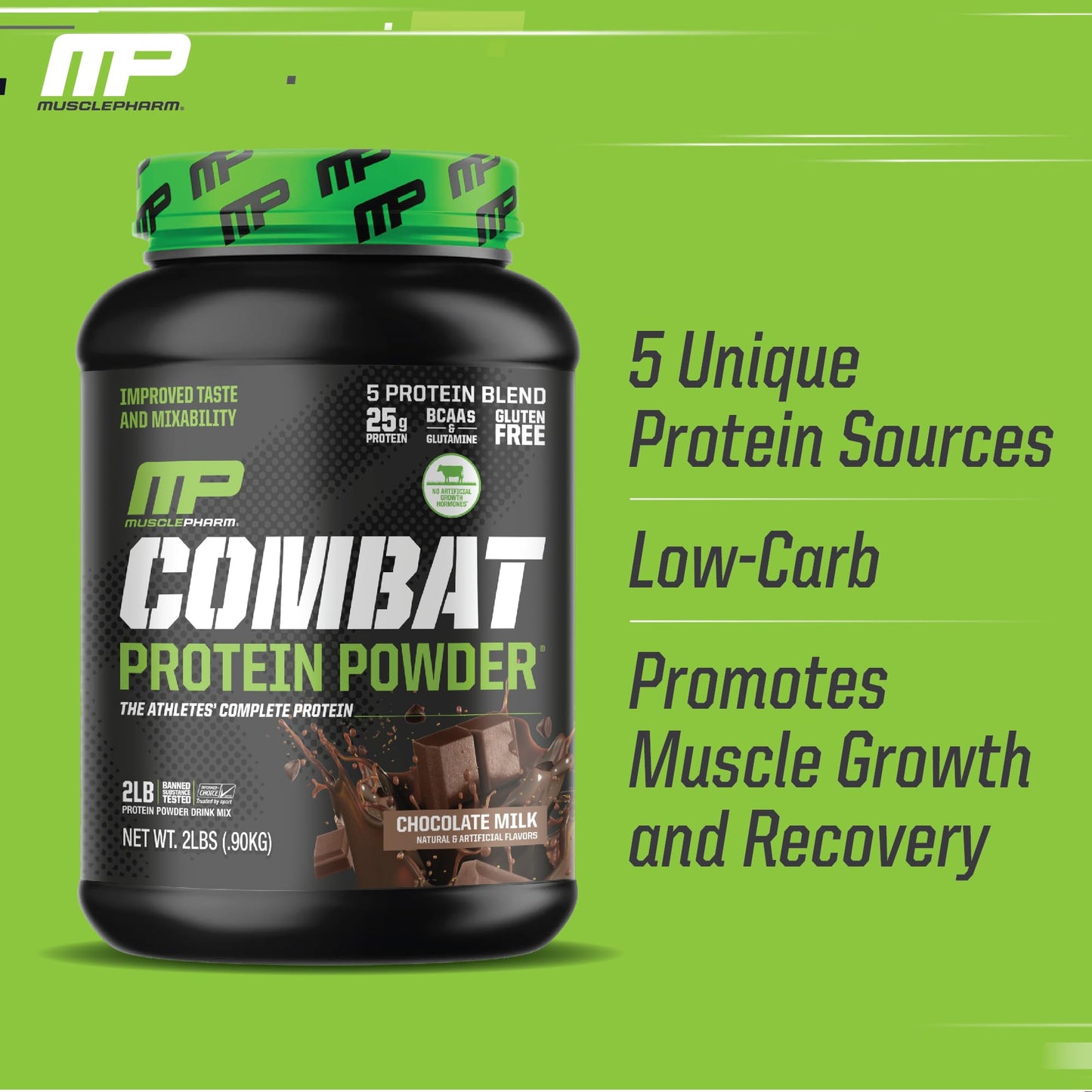 Muscle Pharm Combat Protein Powder, Fuels Muscles for Productive Workouts, 5 Protein Muscle PharmBuy Supplements Australia